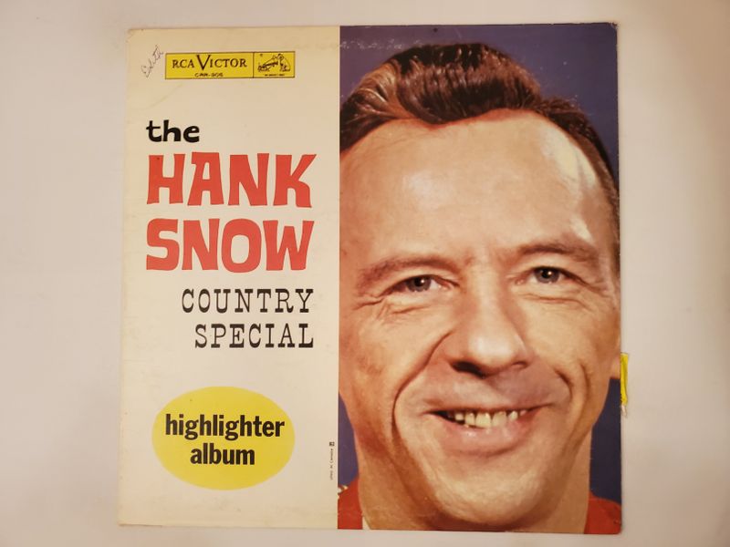 Hank Snow Country Special vinyl record